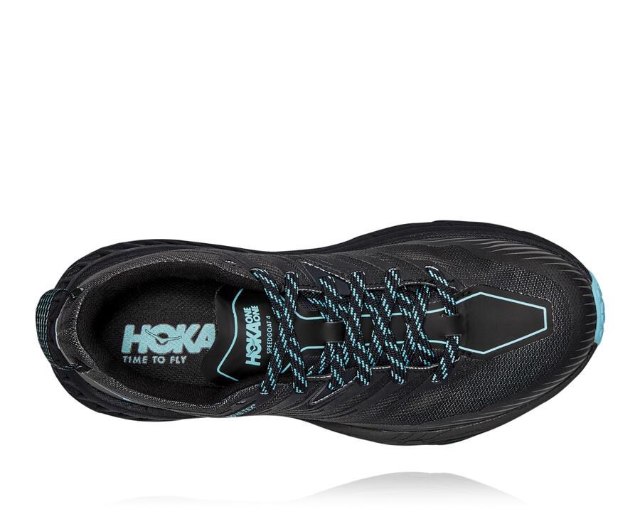 Hoka One One Trailove Tenisky Damske Čierne - Speedgoat 4 GORE-TEX - 91637-UEAN